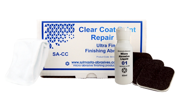 Sylmasta's Clear Coat Pipe Repair Kit removes scuffs and light scratches from clear coat paint.